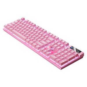 Gaming Keyboard Mechanical Gaming Keyboard USB Wired Floating Keyboard, Ergonomic Water Mechanical Feeling Keyboard,-Slim LED Backlit Keyboard For Desktop, Compute Rgb Gaming Keyboard