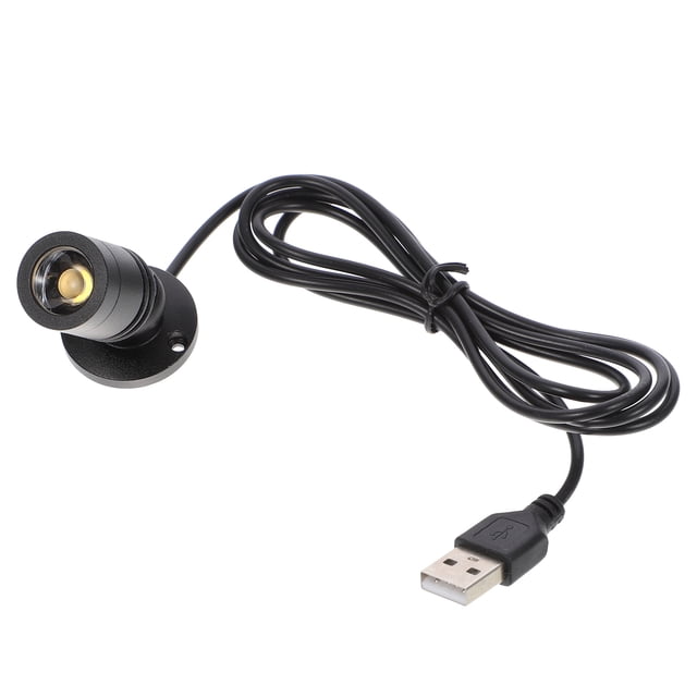 MasteelfCA Jewelry Showcase Small Spotlight USB Powered Indoor LED Spot Light for Under Cabinet