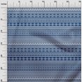 thumbnail image 2 of oneOone Silk Tabby Royal Blue Fabric Aztec Tribal Craft Projects Decor Fabric Printed By The Yard 42 Inch Wide, 2 of 4