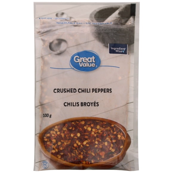 Chilis broyés Great Value
