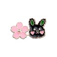 thumbnail image 3 of JilgTeok 4 Packs 4pcs Pant Waist Tightener Buttons Pins Sakura Rabbit/Cat Waist Buckles Adjustable Waist Buckle Extender Pants Clips No Sewing for Loose Jeans Skirts Clearance, 3 of 4