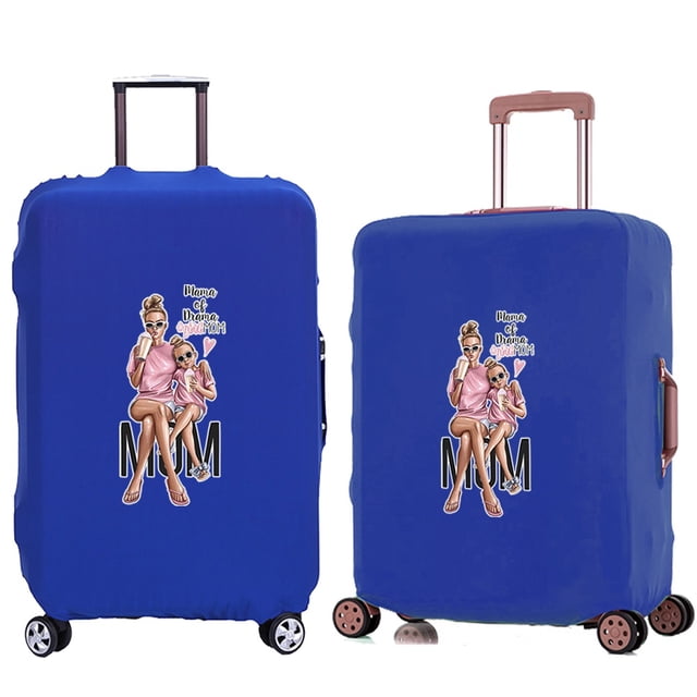 Suitcase Protective Cover Trolley Travel Suitcase Elastic Dustroof Cover Apply To 18-28 Inch Luggage Mom Series Pattern 8Mom017 L