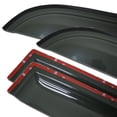 thumbnail image 4 of Tuningpros WV-665 Outside Mount Window Visor Deflector Rain Guard Dark Smoke 4-pc Set, Compatible with 2006-2013 Audi A3, 4 of 4