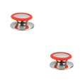 thumbnail image 1 of kurtrusly Stainless Steel Anti-scald Pot Cover Knob Replacement Household Kitchen Pan Lid Handle Upgrade Modified Accessories Red Large 2Set, 1 of 6