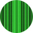 thumbnail image 1 of Ahgly Company Tapis de Zone Ronds d'Intérieur Lavables à la Machine, Style Transitionnel, Verts, 7 Pieds Rond, 1 of 7