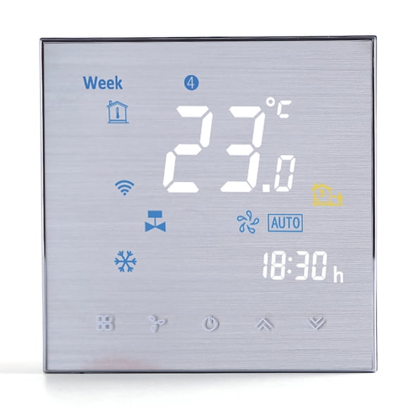 Amdohai Four Pipe Wifi Voice Intelligent Room Thermostat Digital Programmable Temperature Controller
