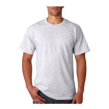 Gildan Men's Collar Double Needle Pocket Knit T-Shirt, Style G2300