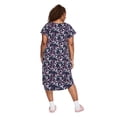 thumbnail image 2 of Iyla Women's Plus Flutter-Sleeve Nightgown, 2 of 5