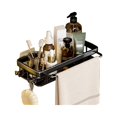 thumbnail image 2 of Dvkptbk Storage Rack Shower Caddy Shelf Organizer Rack, Bathroom Shelf Organizer Shower Caddy Kitchen Spice Rack Wall Mounted No Drilling,Rustproof Storage Organizer with Hooks Bath, 2 of 8
