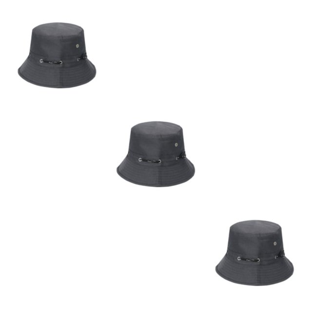 kurtrusly 1/2/3/5 Sun Protection Fisherman Cap With Breathable And Comfortable Sunscreen Sunscreen Fisherman Cap darkgray 58cm 3PCS