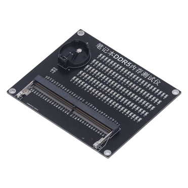 Carte Testeur de Carte Mère, Carte de Test de RAM d'Ordinateur Portable Multifonctionnelle Format Compact avec Lumière LED pour Réparation d'Ordinateur DDR3,DDR4,DDR5