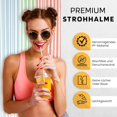thumbnail image 3 of Jumbo Smoothie Straws, Fat Boba Straws for Thick Smoothies, Bubble Tea, Shakes, and Slushies, Featuring Assorted Colors Striped, Highly Durable and Food Grade Material, Disposable or Reusable, 3 of 6