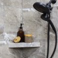 thumbnail image 4 of Palisade Vinyl Waterproof Corner Shower Shelf Venetian Marble, 4 of 7