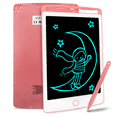 thumbnail image 1 of HLONK 10 Inch Electronic Graphics Tablet  LCD Writing Tablet Mini Drawing Pad Doodle Board Educational Learning Toys Gifts For Kids And Adults 2PCS (Pink/Green), 1 of 7