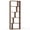 1PC-Industrial Brown, variant on Costway 1 PCS 5-Tier Bookshelf with Open Back, Display Storage Shelf with Anti-Tipping Kits for Home White