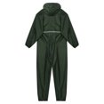 thumbnail image 4 of Miaeowve Mens Motorcycle Rain Suit One Piece Hooded Jumpsuit Reflective Strip Waterproof Rainsuit Dark Green 185/3XL, 4 of 7