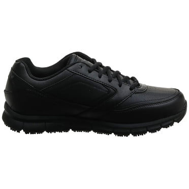 Skechers for Work Men's Nampa Food Service Shoe,black polyurethane,9 M US
