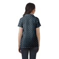 thumbnail image 4 of Moomaya Chemise Tunique Style Enveloppant pour Femmes en Coton Décontracté Col Classique Boutonné, 4 of 6