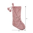 thumbnail image 2 of Holiday time Faux Fur Stocking,21 inch,pink colour, 2 of 4
