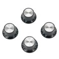 thumbnail image 1 of Guitar 2 Tone 2 Volume Control Knobs Silver Top Hat Bell For Gibson Les Paul SG, 1 of 11