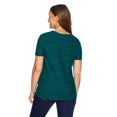 thumbnail image 3 of Iyla Women's Short Sleeve Ripple Tee, 3 of 6