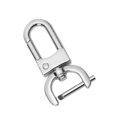 thumbnail image 3 of Detachable Snap Hook Swivel Clasp with Screw Bar Easy Installation Accessories D white S, 3 of 8