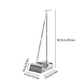thumbnail image 2 of Long Handbroom And Dustpan Combo Set for home, Long Handle Broom with Upright Standing Dust pan, Broom and Dustpan Combo for Office, 2 of 5