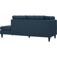 thumbnail image 4 of Modway Empress Upholstered Polyester Fabric Right Facing Chaise in Azure, 4 of 5