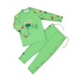 thumbnail image 1 of Yeahdor Boys 2 Piece Swimsuit Long Sleeve Rash Guard Shirts Top with Swim Pants Set UV Protection Green 16, 1 of 7