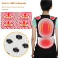 thumbnail image 1 of 2Pcs 108 Aimant Ceinture Chauffante Compresse Chaude Protection Épaule Gilet de Protection du Cou, 1 of 8