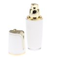 thumbnail image 2 of fastboy Vide Rechargeable Bouteille de Bouteille de Presse de Pompe Acrylique Récipient pour Lotion Doré + Blanc 30ml 1Set, 2 of 6