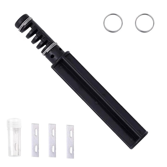 Leather Cutter Strip Carving Trencher Plastic DIY Rotary Tools 5mm Spare Bl O4V0