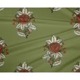 thumbnail image 4 of oneOone Polyester Tissu Lycra Feuilles & Imprimé Floral Bloc Tissu par Yard 56 Pouces de Large, 4 of 4
