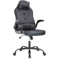 thumbnail image 1 of BestOffice Gaming Chair Office High-Back PU Leather Reclining Computer Executive, Lumbar Support Adjustable Arms Rolling for Women, Men, Grey, 1 of 6