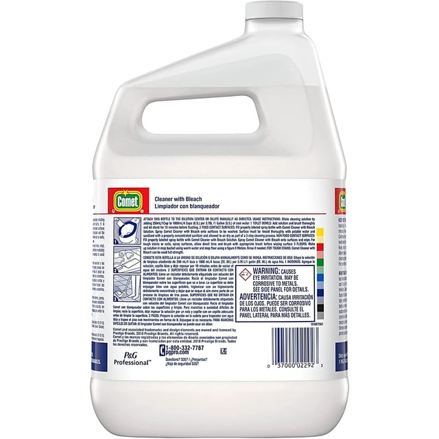 COMET Nettoyant RTU avec Javellisant Bouteille de Liquide