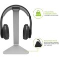 thumbnail image 3 of Kanto H1S Support Universel pour Casque avec Rembourrage en Silicone Incurvé, Argent, 3 of 6