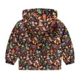 thumbnail image 3 of Kids Winter Coat Solid Color Cartoon Printed Lightweight Jacket Windproof Jacket Winter Jacket 4-5 Years Kids Clothes, 3 of 4