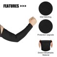 thumbnail image 3 of Unique Bargains 1 Pair Reduce Joint Pain Arm Elbow Compression Sleeve M Size Black, 3 of 7