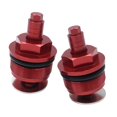 thumbnail image 1 of jinwen 2 Pieces Front Fork Shock Absorber Screws High Quality for Suzuki Red, 1 of 8
