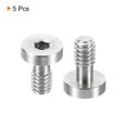 thumbnail image 3 of Unique Bargains 1/4'-20 Thread 16mm Length Camera Quick Release Screw Tripod Screw, Hex Slot Screws, Silver, 5 Pack, 3 of 5
