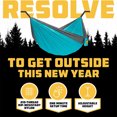 thumbnail image 3 of Wise Owl Outfitters Large DoubleOwl Hammock with Tree Straps, Red/Charcoal, 3 of 8