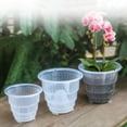 thumbnail image 3 of Pots Transparents pour Orchidées avec Trous Jardinière en Plastique, 3 of 11