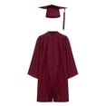 thumbnail image 1 of Haitryli Robe de Collation des Grades et Toque Unisexe pour Enfants avec Gland 2025 Robe de Collation des Grades Préscolaire Maternelle Déguisement Rouge Foncé 21, 1 of 7