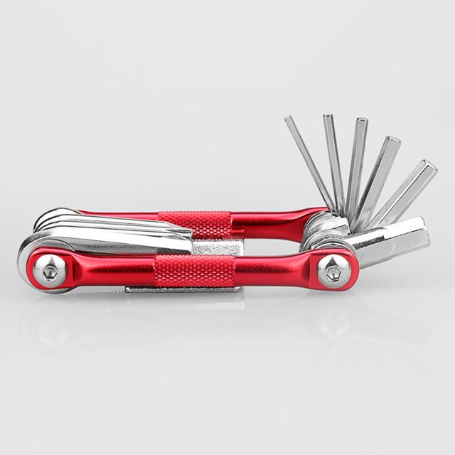 EGNMCR Bike Accessories 10 In 1 Bike Tools Sets Mountain Bike Cycling Multi Repair Tool Kit Pin Key Folding maintenance combination