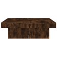 thumbnail image 4 of vidaXL Coffee Table Smoked Oak 90x90x28 cm Engineered Wood, 4 of 5