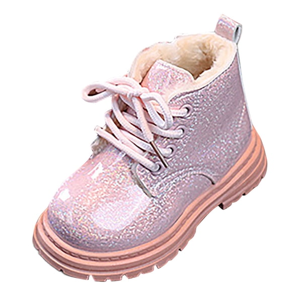 Girls Boots,Mesh Lace Shoes Fashion Breathable Lightweight Boots Non-Slip Sole Casual Athletic Sneakers Comfortable Wear Footwear,Toddler Boots,Pink,12 Years