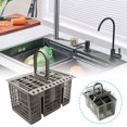 thumbnail image 1 of Boovnll Home Storage, Multi Functional Dishwasher Basket Accessories Knife and Fork Storage Basket, Storage, Storage and Organization, Organization and Storage, 1 of 8