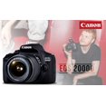 thumbnail image 2 of Canon EOS 2000D Rebel T7 Appareil Photo Reflex Numérique Ensemble avec Objectif 18-55 mm Version Intl, 2 of 5