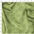 thumbnail image 4 of Soimoi Green Poly Georgette Fabric Snow Flakes Floral Fabric Prints By Yard 42 Inch Wide, 4 of 5