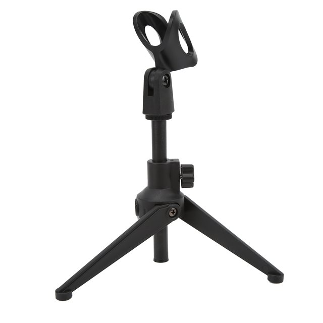 Fugacal Microphone Stand Desktop Tripod,Microphone Stand Desktop Tripod Mini Portable Table Stand Adjustable Mic Stand Mic Clip Holder,Table Mic Stand